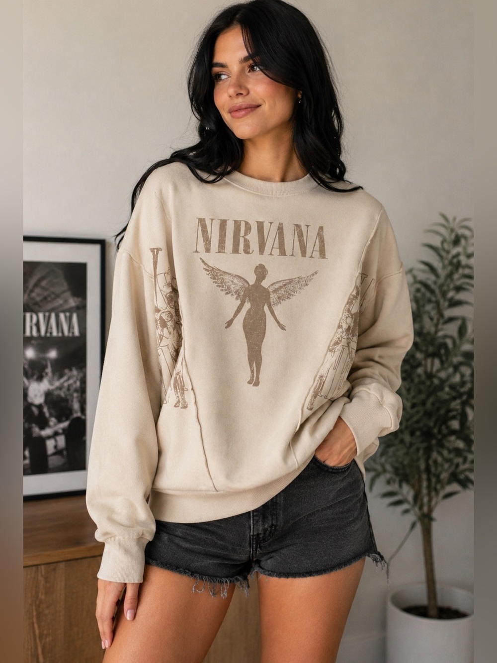 Nirvana Crewneck Sweatshirt.